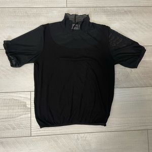 LNA mock neck top. Size M